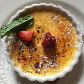 Gluten-free creme brulee from Harry's Cafe & Steak